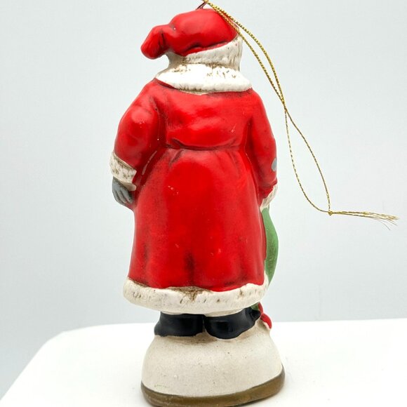 Vintage 1990 Santa Claus Bag of Toys Figurine 1913 Style Ornament Gift - Picture 11 of 12